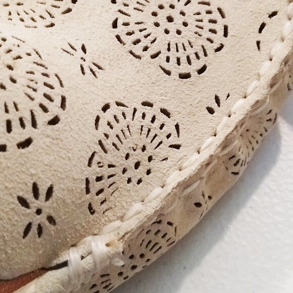 Coach Cream Crosby Driver Suede Tea Rose NIB S5.5 - Picture 7 of 12